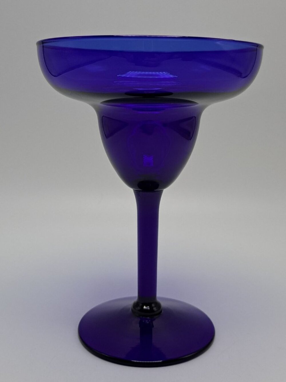 Vintage Cobalt Blue Glass Margarita Cocktail Coupe